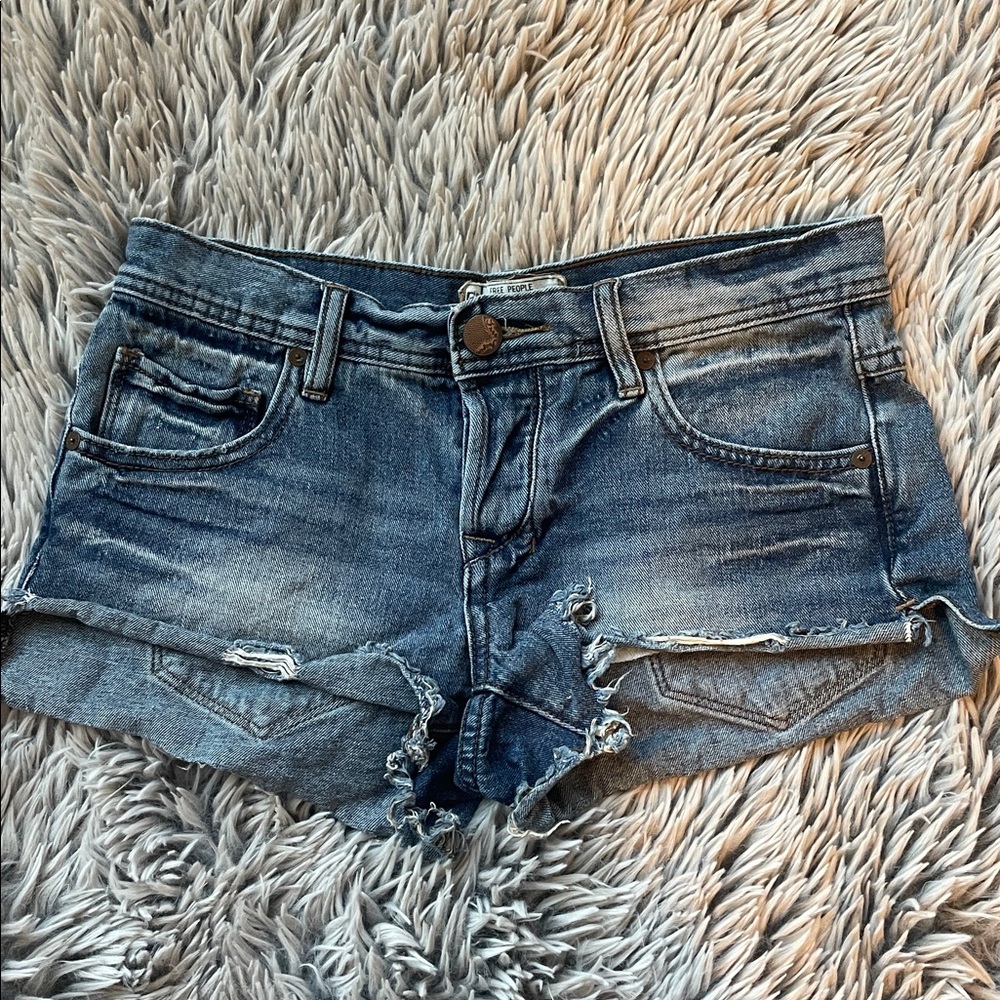 Free People Jean Shorts size 24
